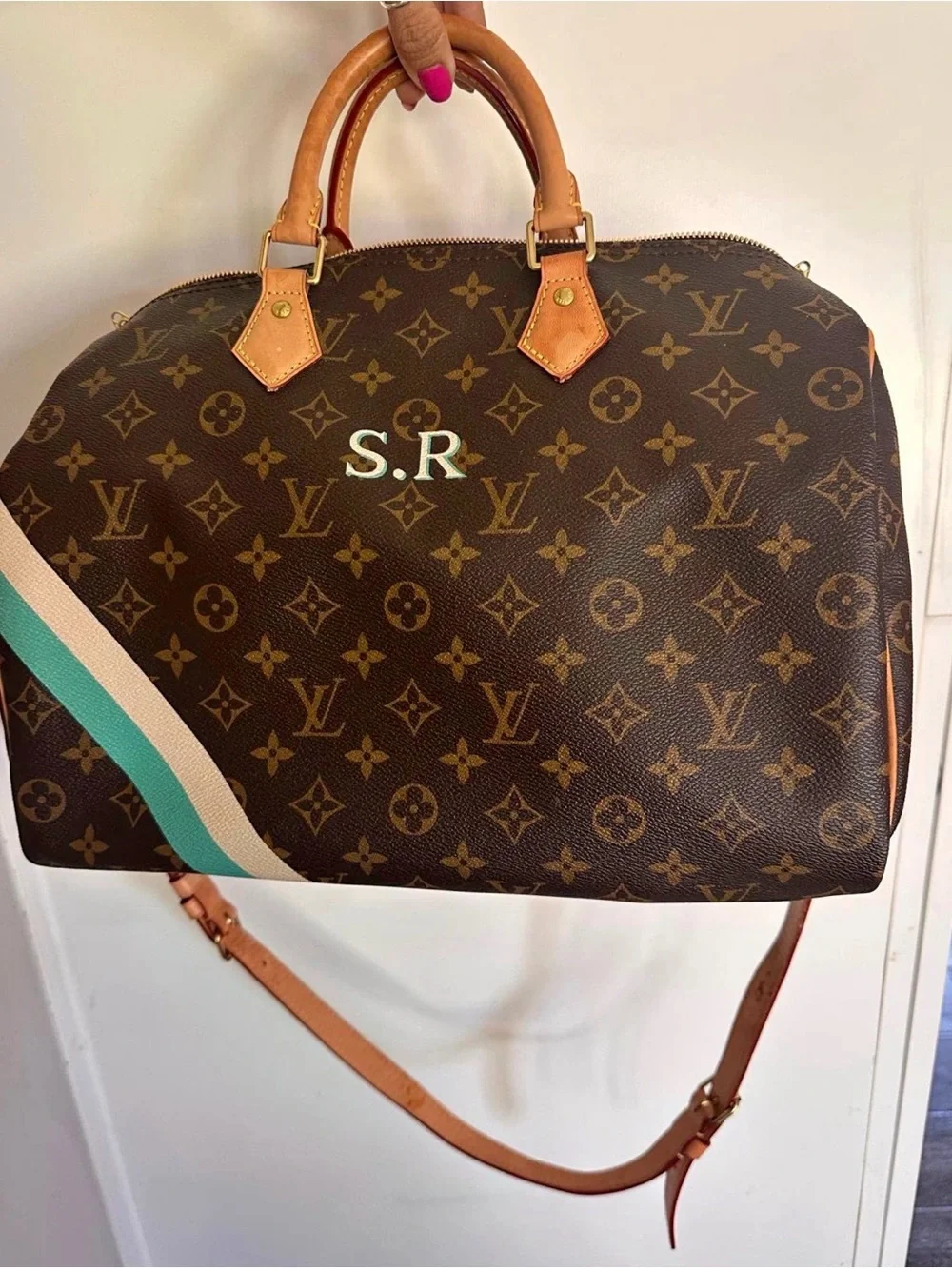 Authentic Louis Vuitton Monogram Speedy 35 Bandouliere, year 2021-2022